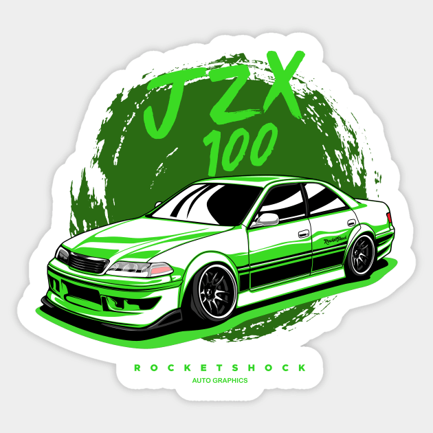 Chaser jzx100 jdm Sticker by ASAKDESIGNS